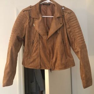 Faux leather jacket